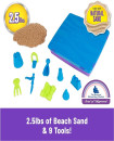 Kinetic Sand Beach Castle Playset Dlx (2.5lb)